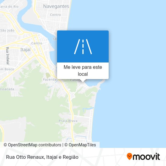 Rua Otto Renaux mapa