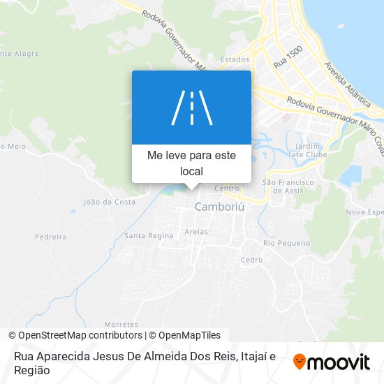 Rua Aparecida Jesus De Almeida Dos Reis mapa