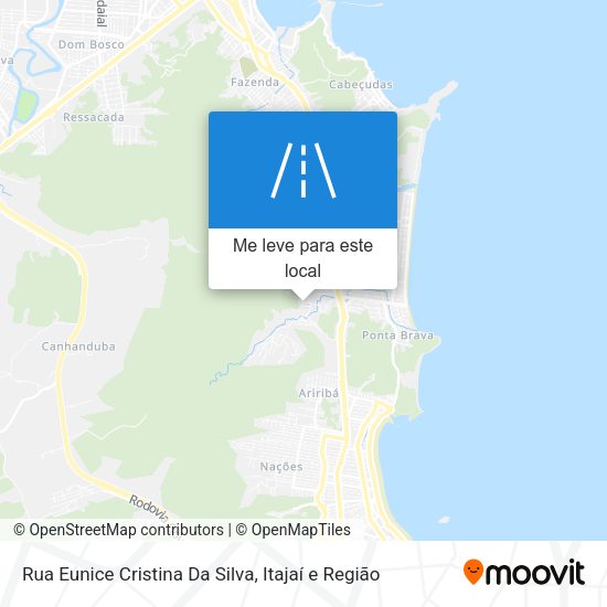 Rua Eunice Cristina Da Silva mapa