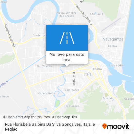 Rua Florisbela Balbina Da Silva Gonçalves mapa