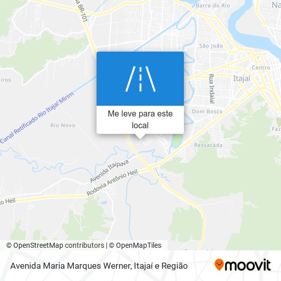 Avenida Maria Marques Werner mapa