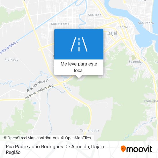 Rua Padre João Rodrigues De Almeida mapa
