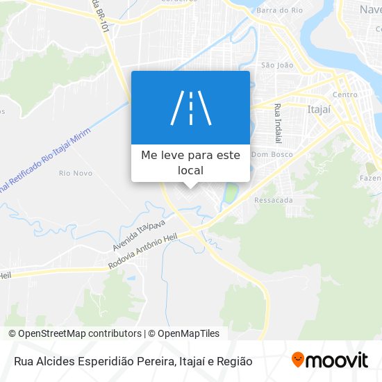 Rua Alcides Esperidião Pereira mapa