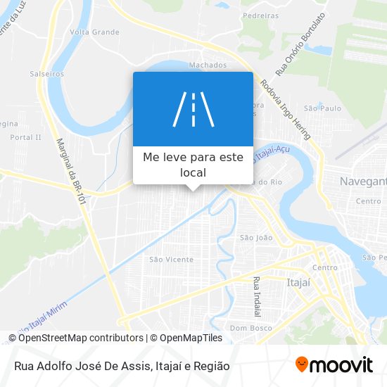 Rua Adolfo José De Assis mapa