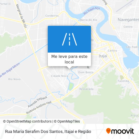 Rua Maria Serafim Dos Santos mapa