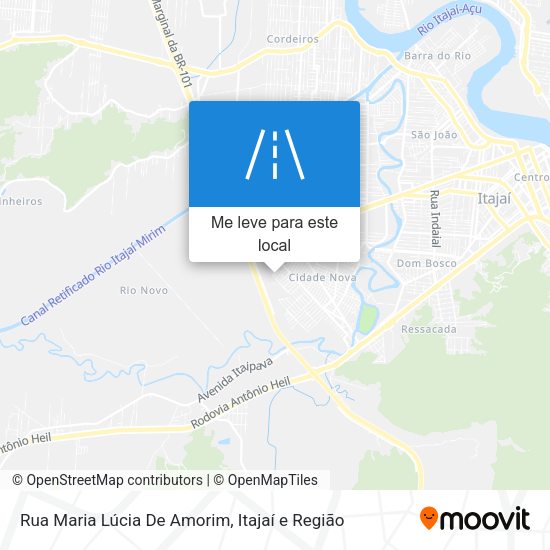 Rua Maria Lúcia De Amorim mapa