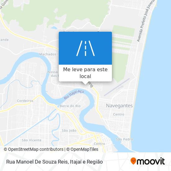 Rua Manoel De Souza Reis mapa