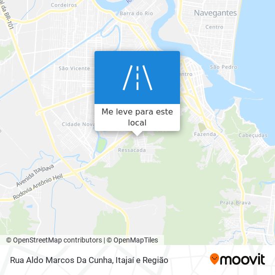 Rua Aldo Marcos Da Cunha mapa