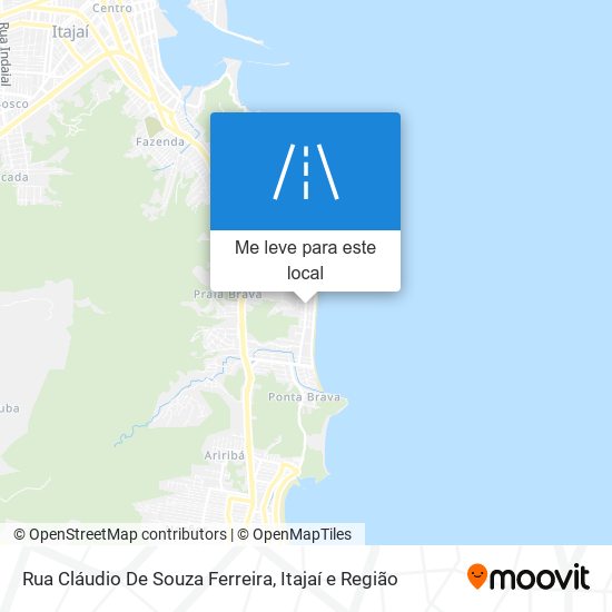 Rua Cláudio De Souza Ferreira mapa