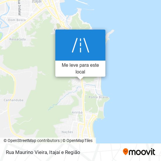 Rua Maurino Vieira mapa