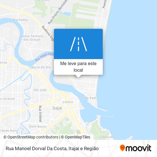 Rua Manoel Dorval Da Costa mapa