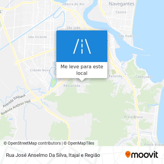 Rua José Anselmo Da Silva mapa