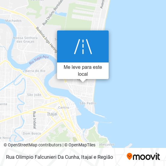 Rua Olímpio Falcunieri Da Cunha mapa