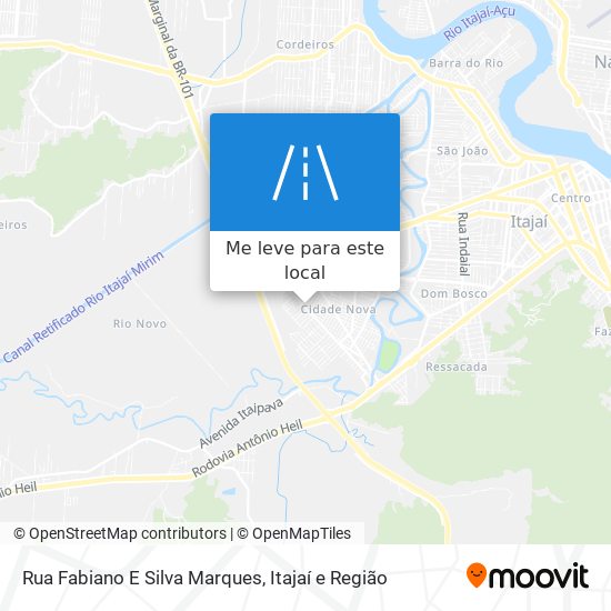 Rua Fabiano E Silva Marques mapa