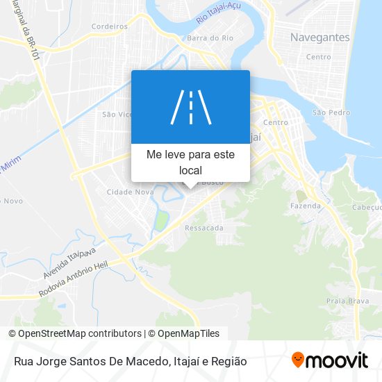 Rua Jorge Santos De Macedo mapa