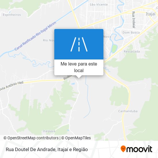 Rua Doutel De Andrade mapa