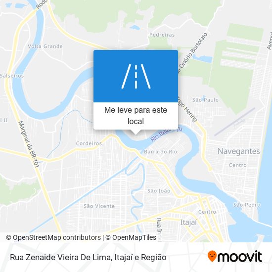 Rua Zenaide Vieira De Lima mapa