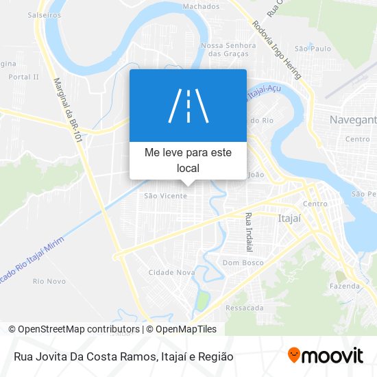 Rua Jovita Da Costa Ramos mapa