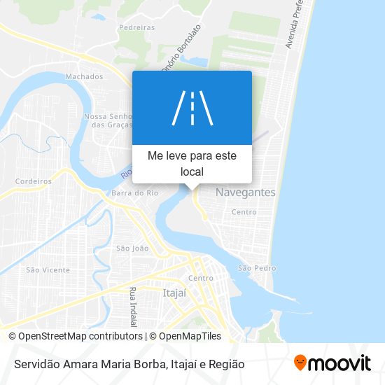 Servidão Amara Maria Borba mapa