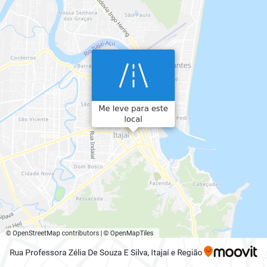 Rua Professora Zélia De Souza E Silva mapa