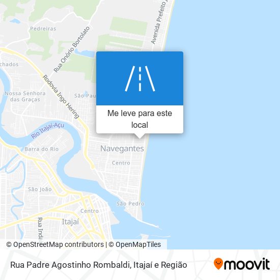 Rua Padre Agostinho Rombaldi mapa