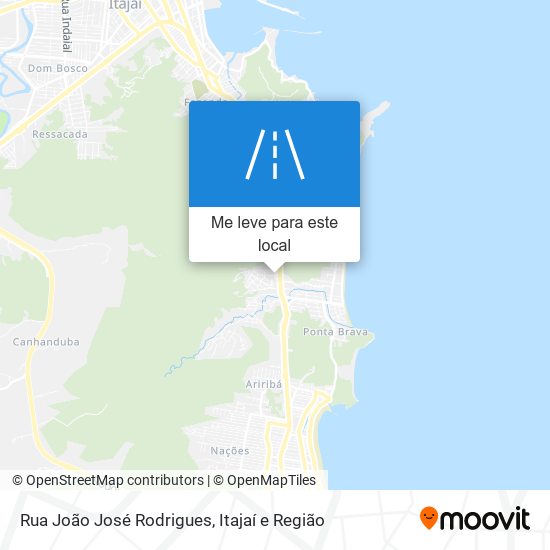 Rua João José Rodrigues mapa