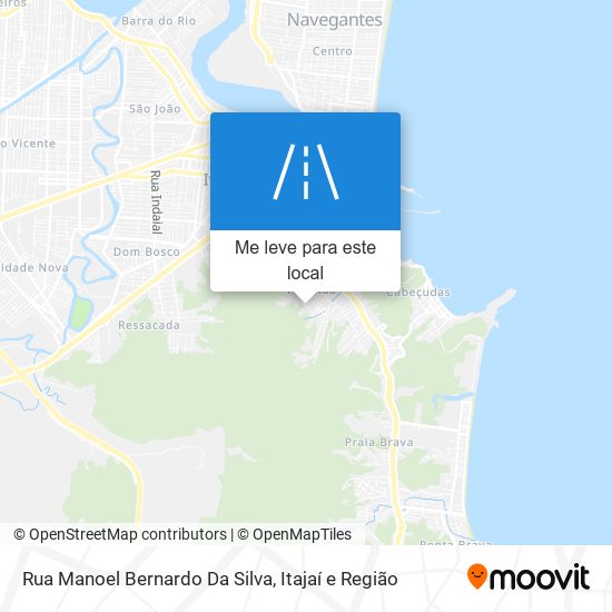 Rua Manoel Bernardo Da Silva mapa