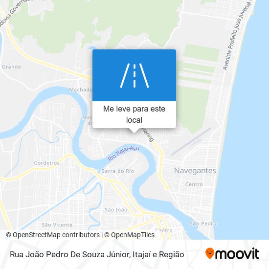 Rua João Pedro De Souza Júnior mapa