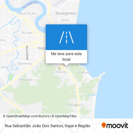 Rua Sebastião João Dos Santos mapa