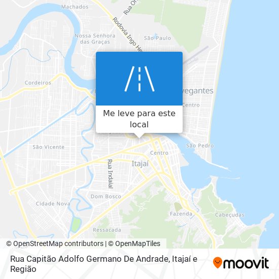 Rua Capitão Adolfo Germano De Andrade mapa