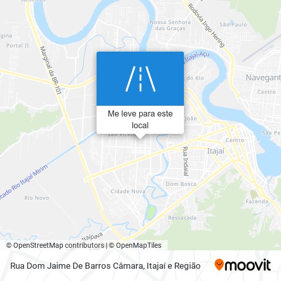 Rua Dom Jaime De Barros Câmara mapa
