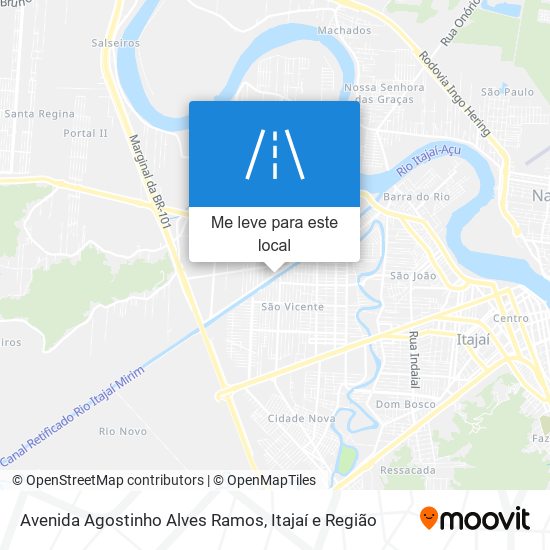 Avenida Agostinho Alves Ramos mapa