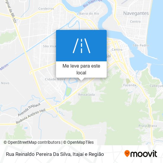 Rua Reinaldo Pereira Da Silva mapa
