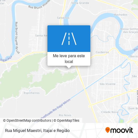 Rua Miguel Maestri mapa