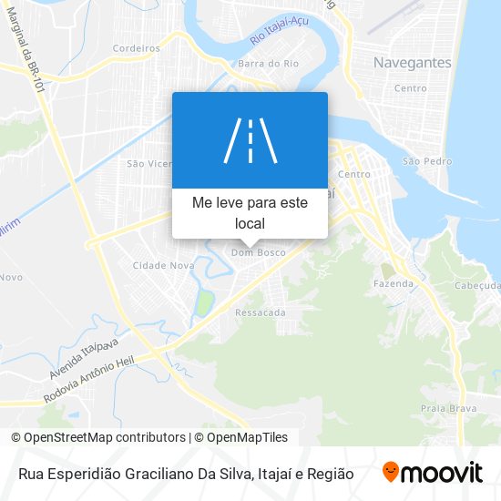 Rua Esperidião Graciliano Da Silva mapa