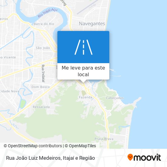 Rua João Luiz Medeiros mapa