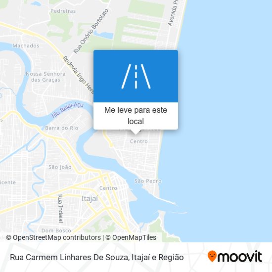 Rua Carmem Linhares De Souza mapa