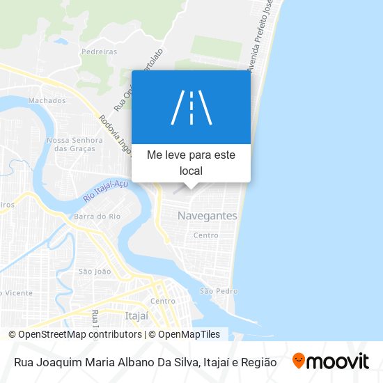 Rua Joaquim Maria Albano Da Silva mapa