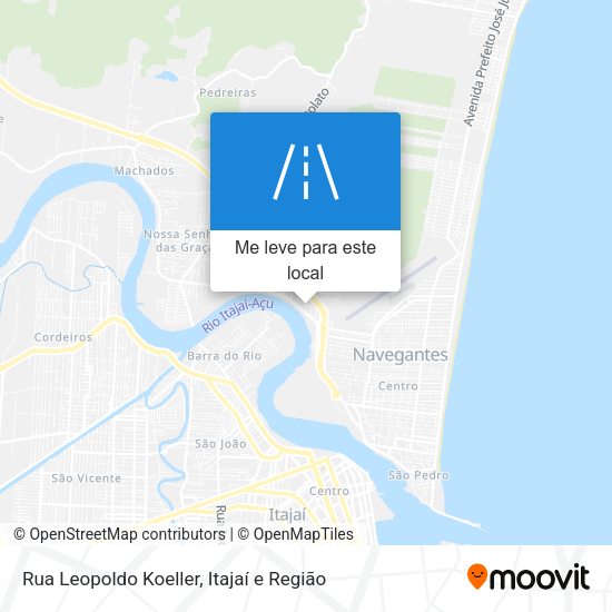 Rua Leopoldo Koeller mapa