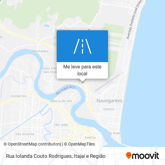 Rua Iolanda Couto Rodrigues mapa