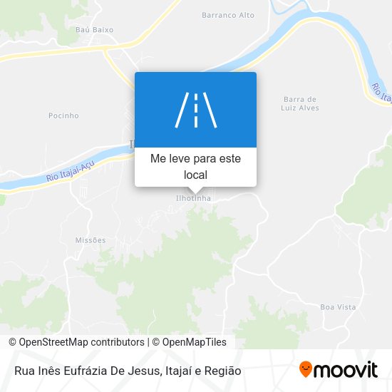 Rua Inês Eufrázia De Jesus mapa
