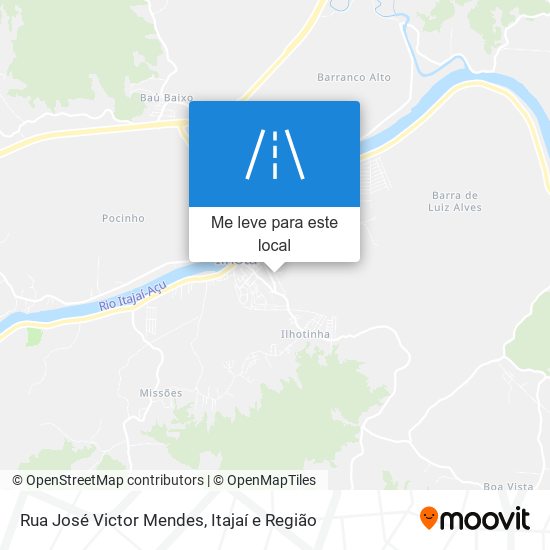 Rua José Victor Mendes mapa