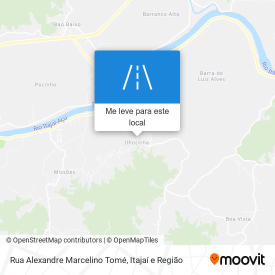 Rua Alexandre Marcelino Tomé mapa