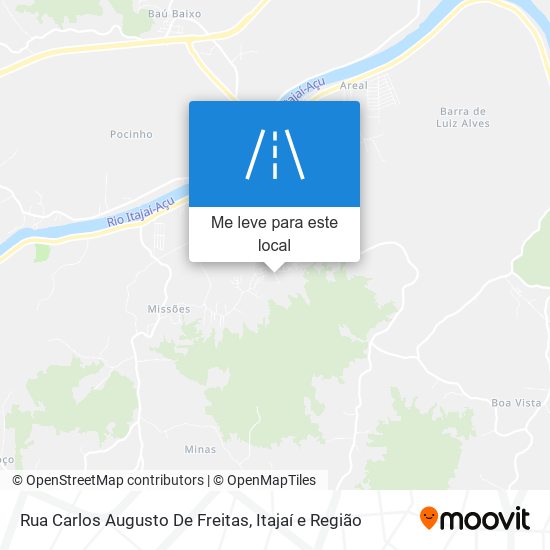 Rua Carlos Augusto De Freitas mapa