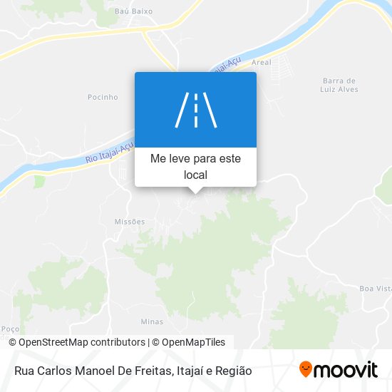 Rua Carlos Manoel De Freitas mapa