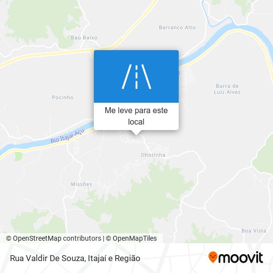 Rua Valdir De Souza mapa