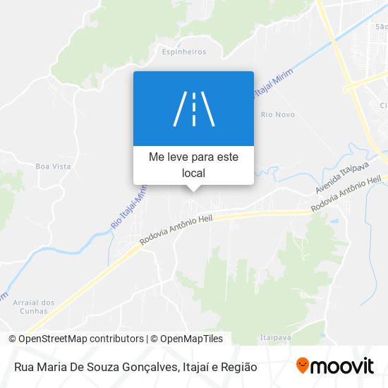 Rua Maria De Souza Gonçalves mapa