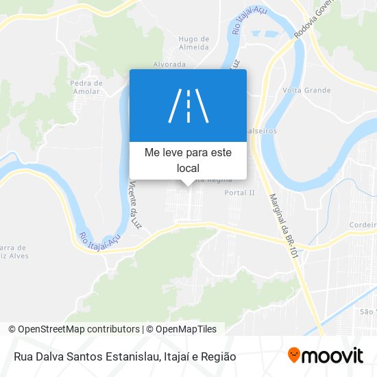 Rua Dalva Santos Estanislau mapa