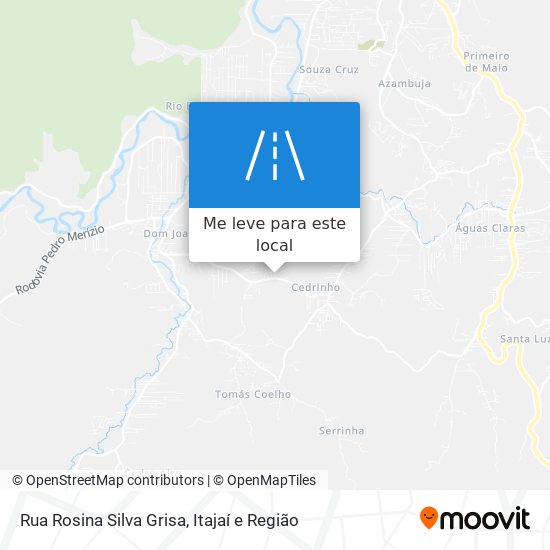 Rua Rosina Silva Grisa mapa