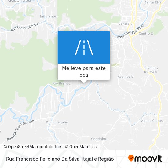 Rua Francisco Feliciano Da Silva mapa